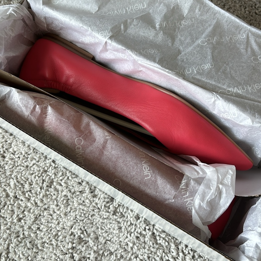 NWT Calvin Klein pointed toe Flat - Picture 4 of 6